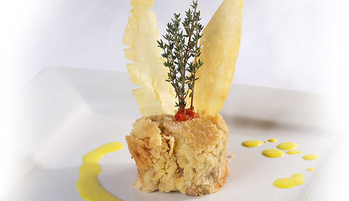 Pastelón de Bacalao Noruego tradicional a la crema