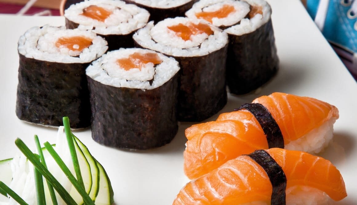 Sushi de Salmón Noruego fresco