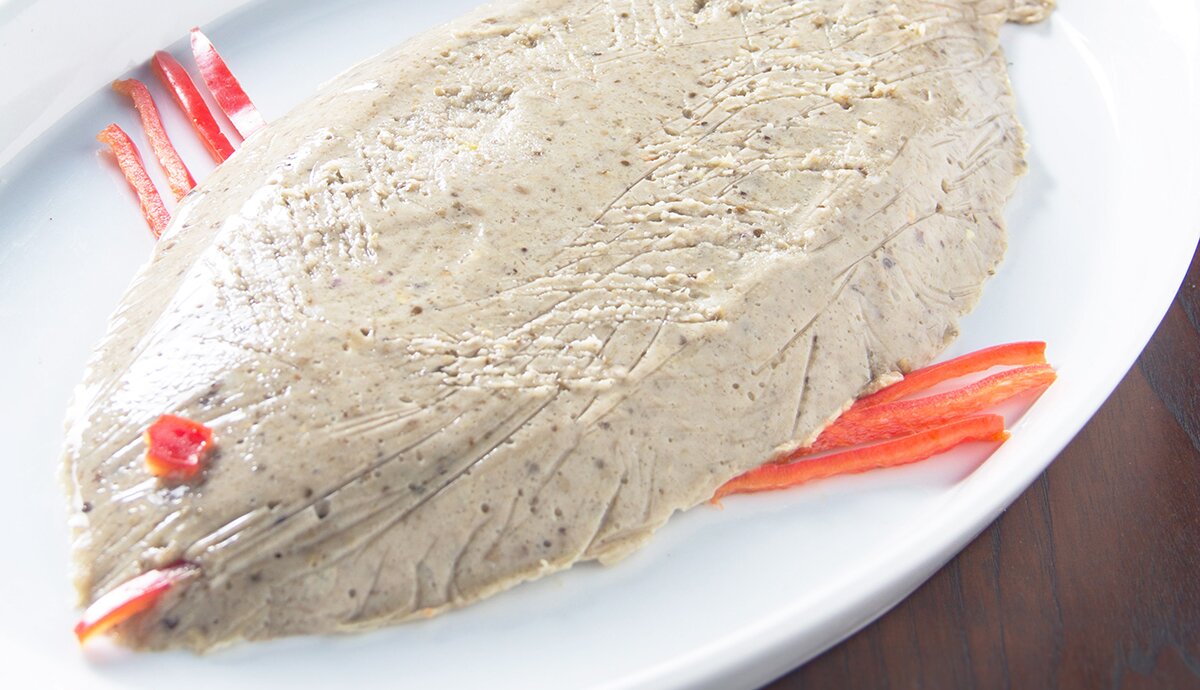 Paté de Bacalao Noruego tradicional y berenjenas