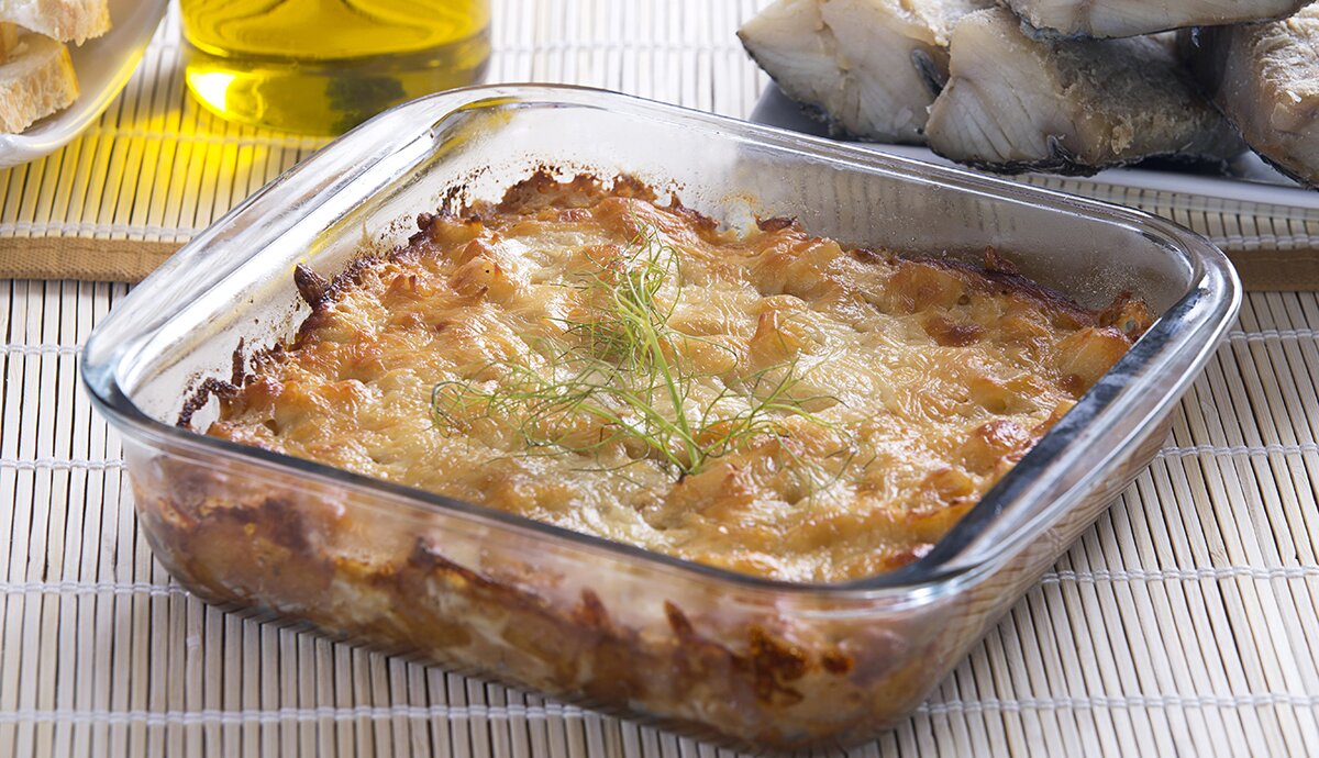 Pastel de Bacalao Noruego tradicional