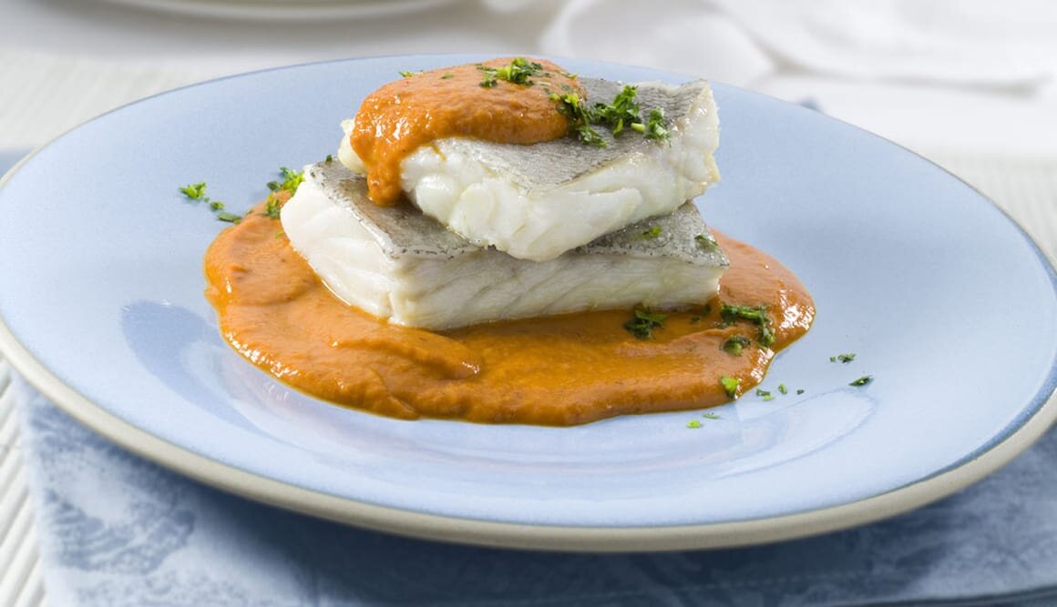 Bacalao Noruego tradicional a la Vizcaína