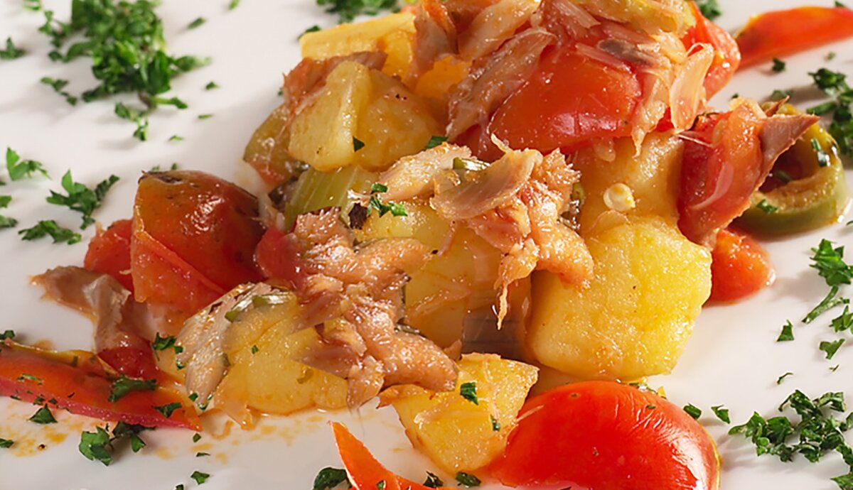 Criolla de Bacalao Noruego tradicional