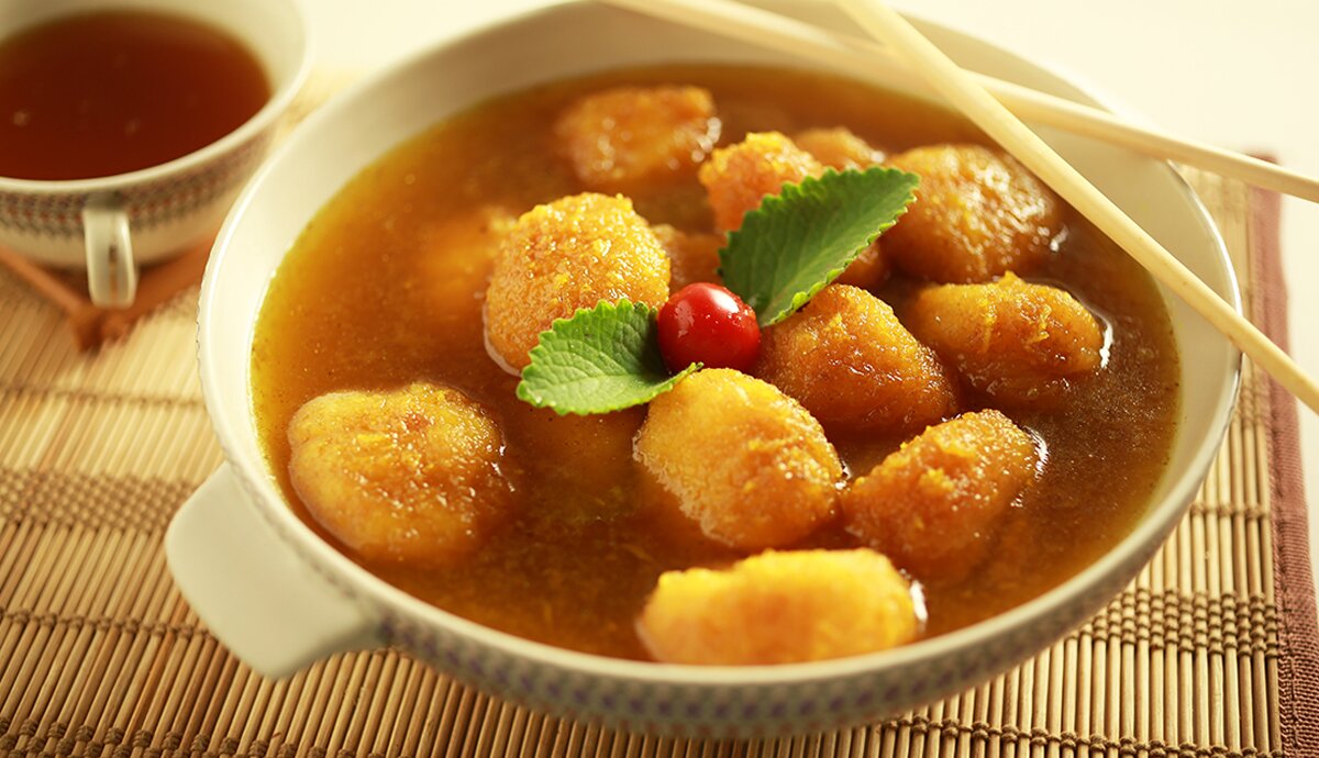 Buñuelos de Bacalao Noruego tradicional al estilo asiático