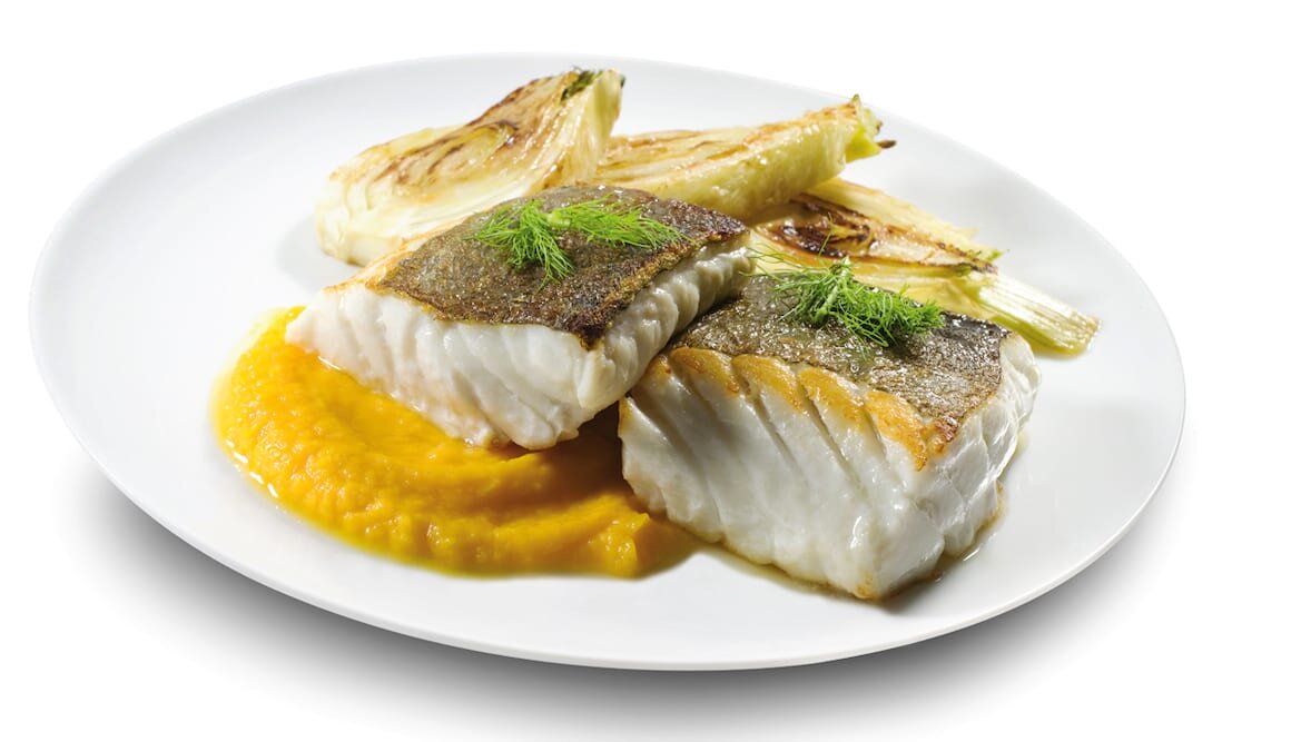 Skrei con hinojo a la plancha