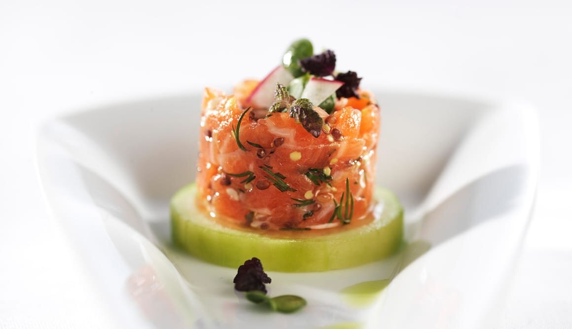 Tartar de Trucha del Fiordo de Noruega