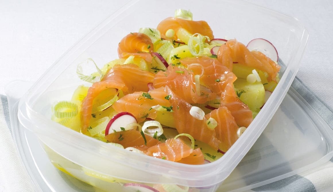 Ensalada de Salmón Noruego ahumado y patata