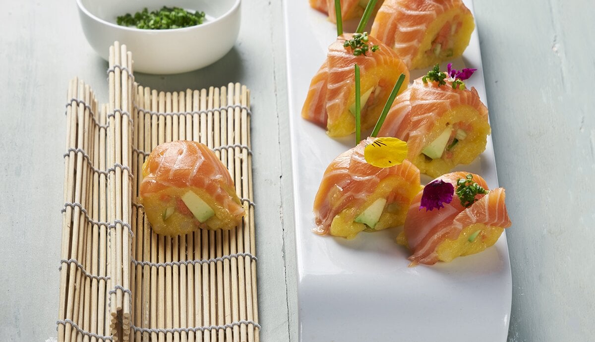 Maki causa con Salmón Noruego fresco