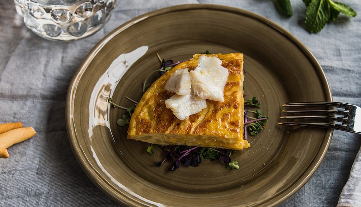 Tapa de tortilla de Skrei by David Delgado