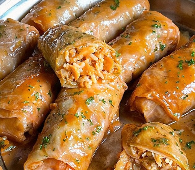 Niños Envueltos con Bacalao Noruego