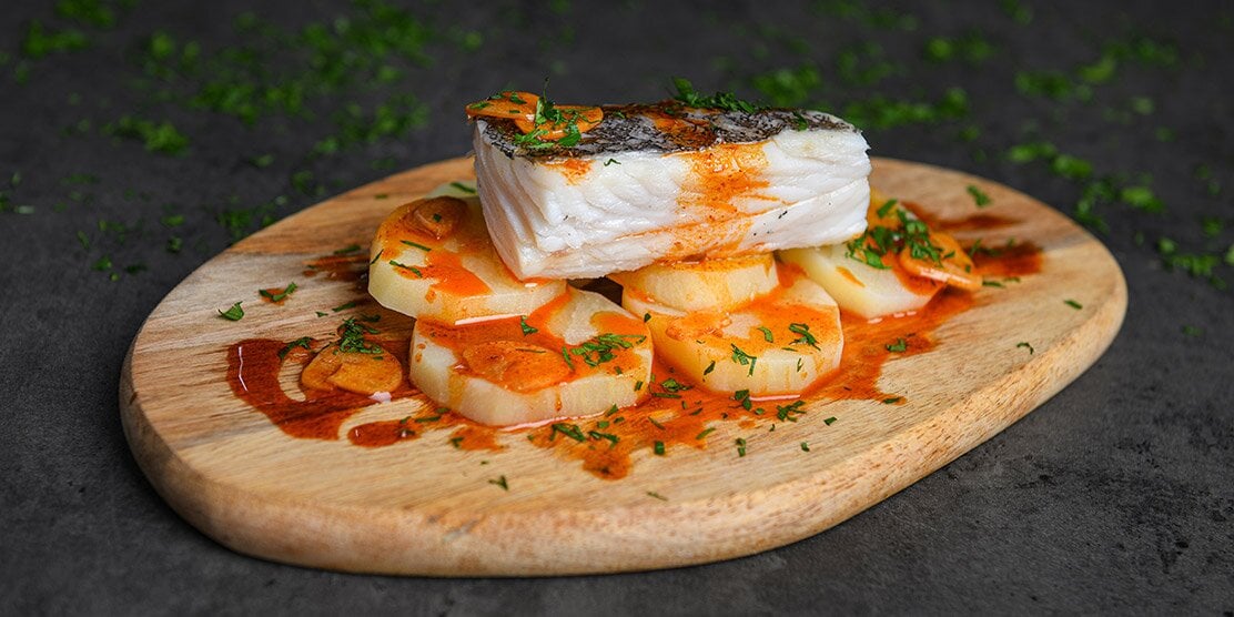 Bacalao tradicional noruego a la Gallega