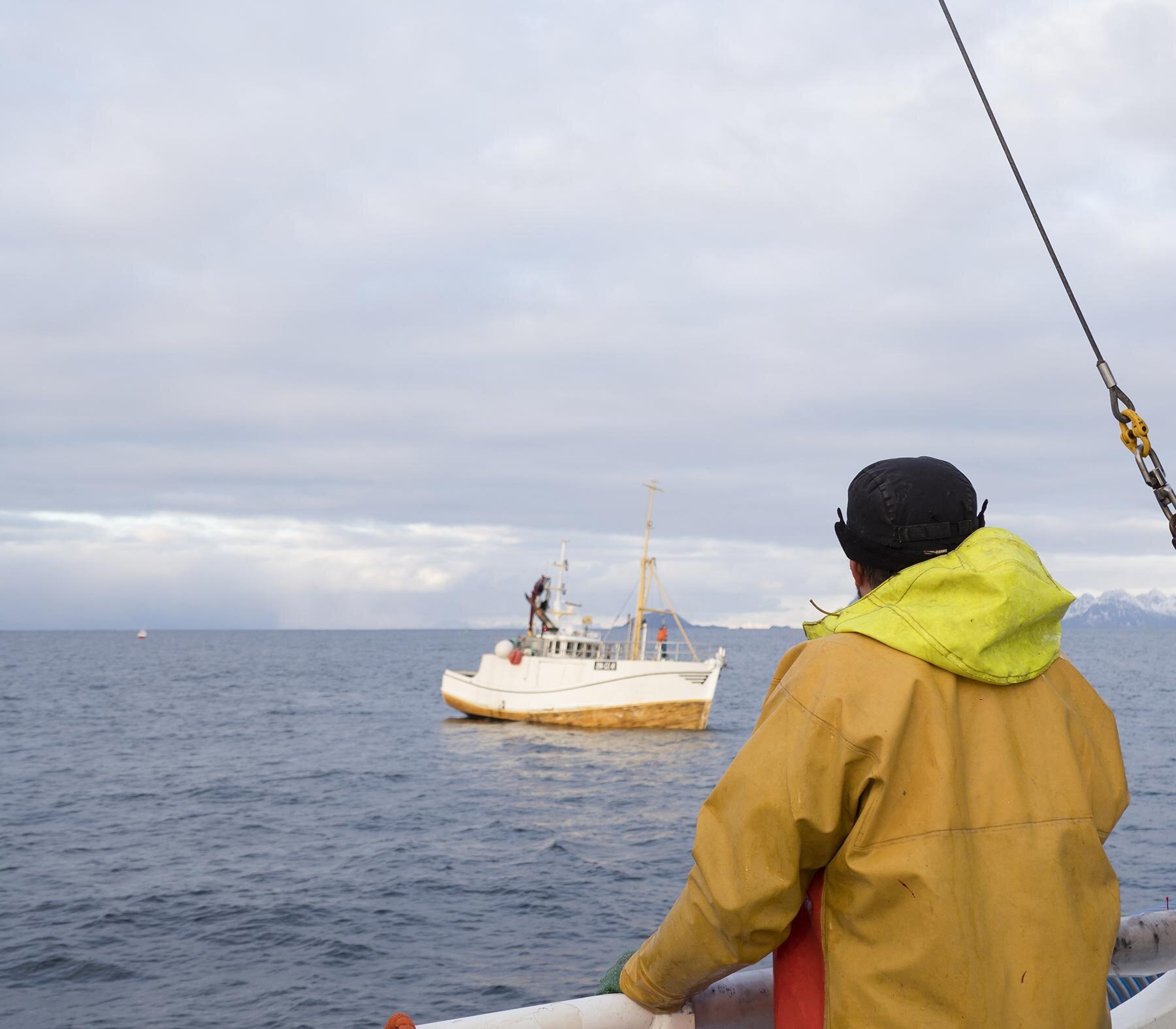 pescador en barco
